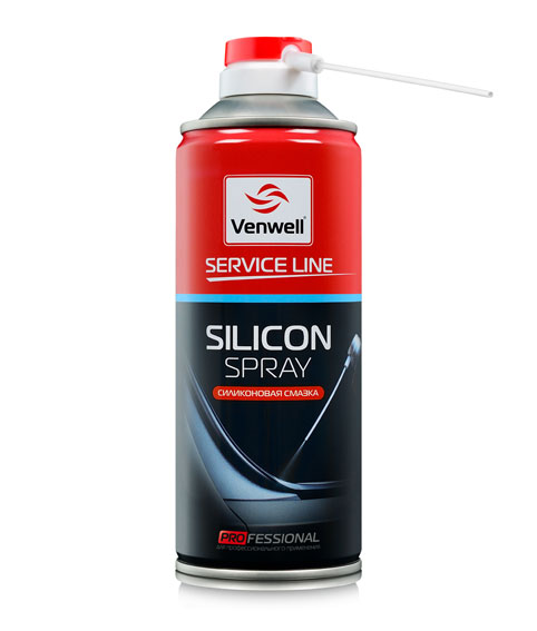 VW-SL-044RU Silicon spray силиконовая смазка 500 мл. (аэрозоль)
