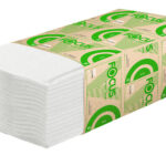 5049976 Бумажные листовые полотенца V-сложения 1 слой 23х23, 250листов (уп.15шт)