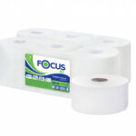 5050784 Туалетная бумага Focus Eco Jumbo 1сл, 200м (уп.12шт)