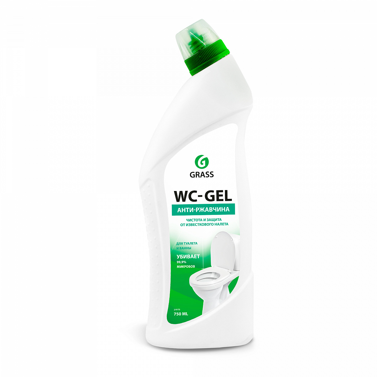 Grass Средство для чистки сантехники "WC-gel" (флакон 750 мл) арт.219175